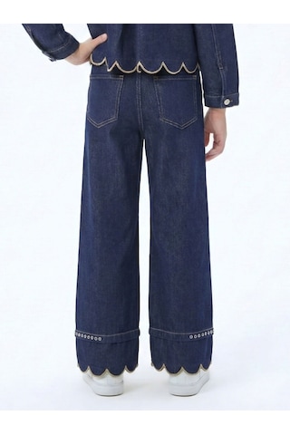 Xo Kids Kız Çocuk Pantolon 4-13 Yaş 26104 Mavi