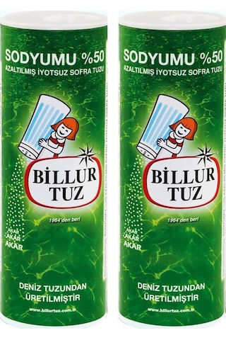 Billur Tuz Sodyumu %50 Azaltılmış 2 x 500 G