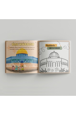 Çocuklar İçin Kudüs Filistin Ajandam Okul Öncesi Çok Renkli