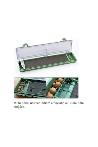 Captain 7121 Carp Rig Box Rig Saklama Kutusu 34x9x3cm