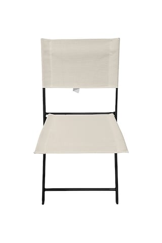 Aura Sandalye Krem Bahçe Balkon Sandalyesi Krem