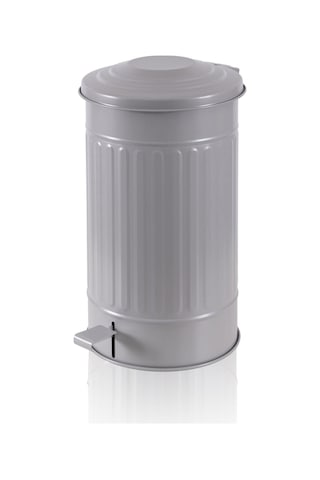 The Mia Çöp Kovası Mutfak 24 Lt Açık Gri Krn0034