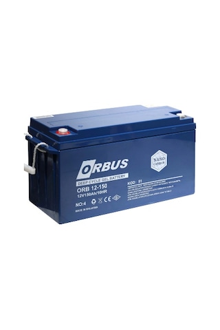 Orbus 12v 150a Jel Akü