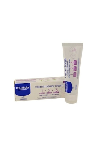 Mustela 1.2.3 Vitamin Barrier Pişik Kremi 2 x 50 ML
