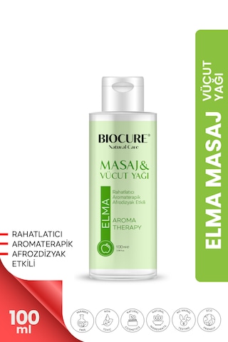 Biocure Elma Özlü Masaj ve Vücut Bakım Yağı 100 ML