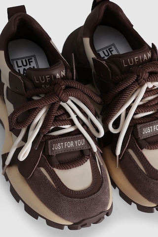 Lufian Yoko Kadın Sneaker Ayakkabı Kahverengi Kahverengi 121230088100400