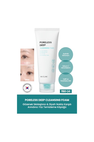 Maxclınıc Gözenek ve Siyah Nokta İçin Yüz Temizleme Köpüğü Maxclinic Poreless Deep Cleansing Foam