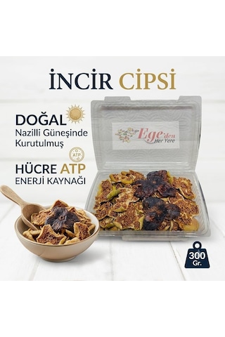 Egeden Her Yere Kesme İncir Cipsi 300 G