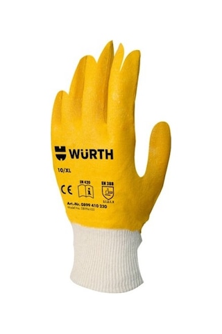 Würth Nitril Eldiven Sarı 10/xl