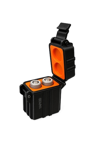 Yapı3d Rugged 21700 Pil Saklama Kutusu 21700 Uyumlu 2 Li Pil Organizeri, Kapaklı Pil Muhafaza Ve Düzenleme
