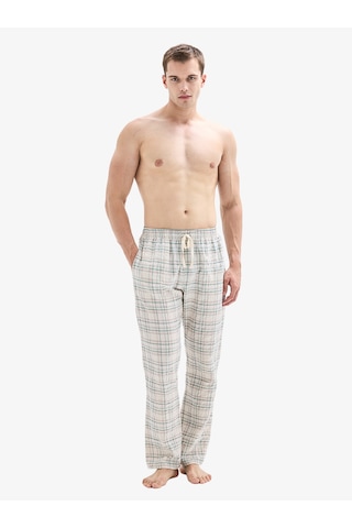 Erkek Pijama Takımı 40889 - Ekose Desenli