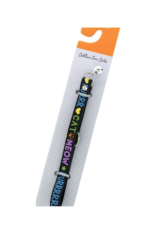 Luxury Paws Kedi Boyun Tasması Elastik Siyah 10mm-32CM