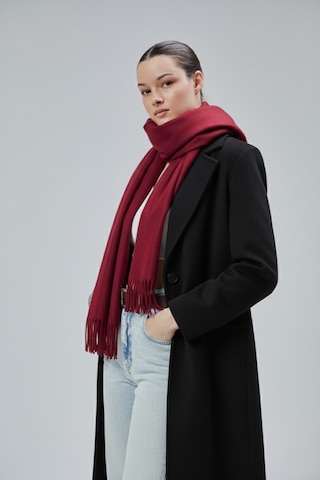Derikem Kadın Yumuşak Dokulu Akrilik Basic Kışlık Şal Bordo