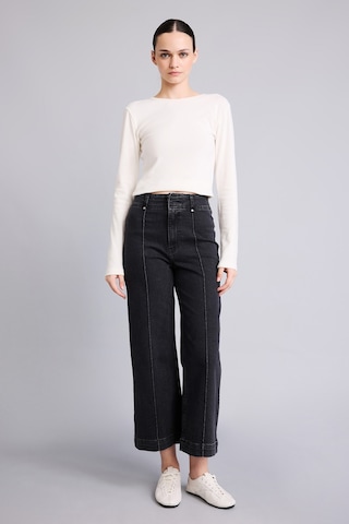 Defacto Dikiş Detaylı Culotte Yüksek Bel Jean Pantolon I1926ax26aunm36 Antrasit-nm36