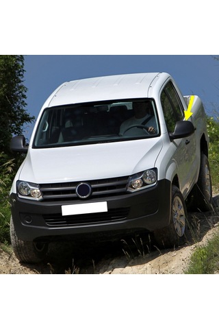 Vw Amarok 2010-2016 Sol Dış Ayna Üst Kapağı Siyah 2h0857527b