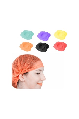 Trendooze Tek Sarı Şapkalar Restoran Mutfak Laboratuvarlar Kullanımlık Kuaför Endüstriyel On