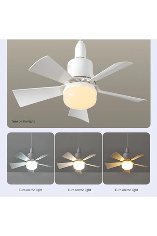 82 Watt 3 Renk Yanma Modlu Dimlenebilir Cata Karayel Kumandalı Fan Led Ampul