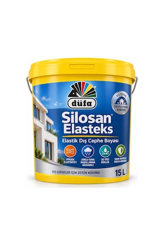 Düfa Silosan Elasteks Elastik Dış Cephe Boyası Tatlı Pembe 15 L 3015 Tatlı Pembe - 937373227 2,5 L