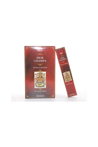 Hem Champa Masala Aromalı Çubuk Tütsü 15 Gr Aromaterapi Kokulu Çubuklar Dekoratif Koku