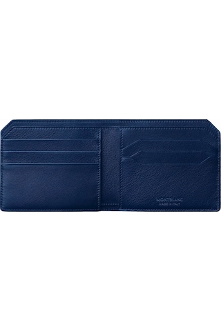 Mont Blanc Montblanc Meisterstück Selection Soft Cüzdan 6 Cc 130059 Mavi