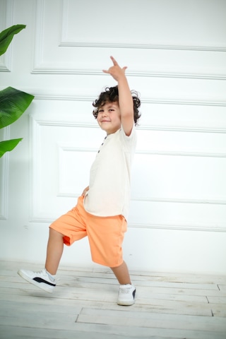 Miababy Hakim Yaka İkili Takım Oranj Turuncu