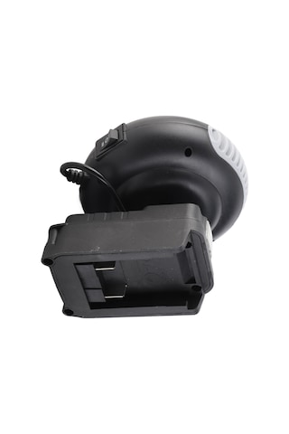 Moveevo 170w Akıllı Termostatlı Taşınabilir Isıtıcı - 2 Seviye Sıcaklık Regülasyonu, 180 Döner Kafa, Worx 18v 5pin Wa3551 Li-ion Pil Uyumlu, Usb Şarj Portlu