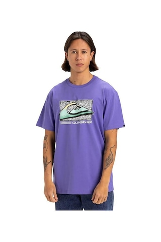 Quiksilver Retro Fade Ss Erkek T-shirt-29752 Mor