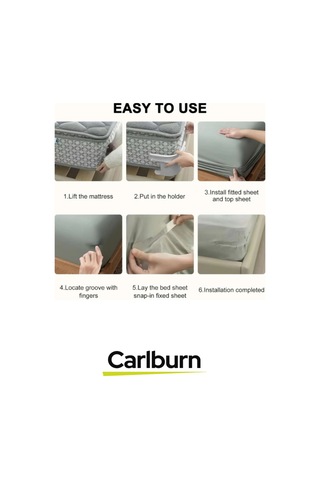 Özel Üretim Kaymaz Pratik Nevresim Yorgan Kılıfı Çarşaf Tutucu Sabitleyici Aparat Organizer 8'li Set