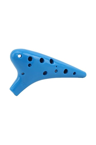 Valkyrie Ocarina 12 Delik Ocarina Alto C Ocarina Flüt Ocarina Sualtı Müzik Nefesli Enstrüman Pembe