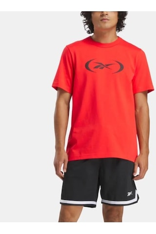 Reebok Basketball T-shırt 100214160 Erkek Tişört Kırmızı S-xxl kırmızı