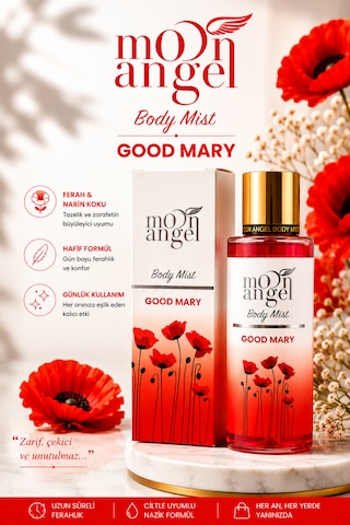 Kadın Parfümlü Body Mist Good Mary 250 Ml Vücut Spreyi