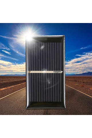Monyee 0.3w 0.5v Çok Kristal Güneş Paneli, 65x35mm, Işık Ve Elektronik Cihazları Şarj Eder, 2 Adet