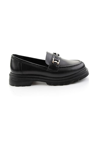 Bambi Siyah Kadın Loafer Ayakkabı K01997011209 Siyah