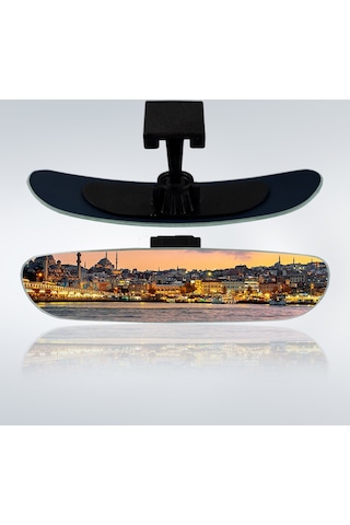 Ova-4 Dik-Eğik Kollu Universal Iç Dikiz Aynası 20X5 Cm