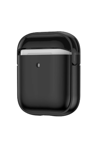 Apple Uyumlu AirPods Zore Airbag 36 Darbelere Karşı Dayanıklı Kılıf-siyah Siyah