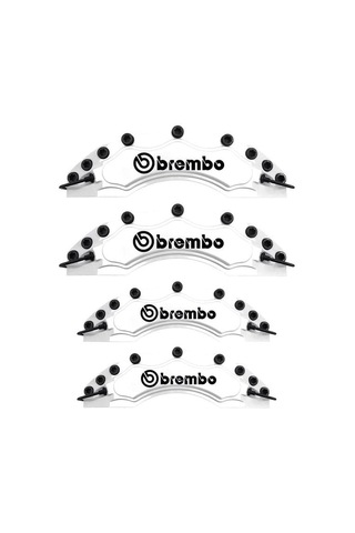 Alfa Romeo 145 Uyumlu Brembo Beyaz Kaliper Kapağı 4 Parça Ön Arka Set