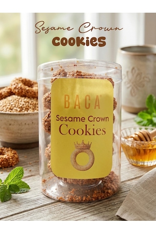 Sesame Crown Cookies 100g