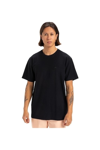 Quiksilver Slub Roundneck Erkek T-shirt-29758 Siyah