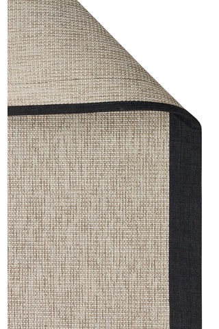 Bespoky Modern Düz Koridor Halısı Kilim Ekru - Vizon Kahve