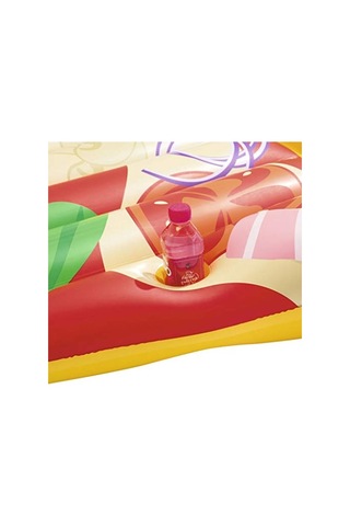 188 X 130 Cm Hava Yatağı İle Bardak Tutuculu 44038 Pizza Party Lounge Seti Açık Gri
