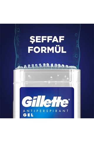 Gillette Antiperspirant Gel Deodorant Stick Power Rush 70 Ml