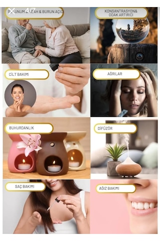 Lavendrose Okaliptus Yağı %100 Saf- Bitkisel Aromaterapi