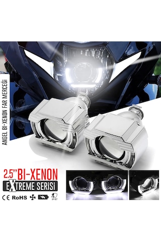 Yeni Jenerasyon Angel Led Bi-xenon Extreme Far Merceği Hd Projekt
