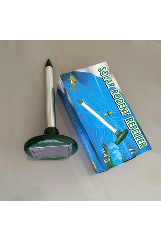 A.T. Kovucu Solar Güneş Panelli Köstebek Fare Yılan Kovucu Yeşil