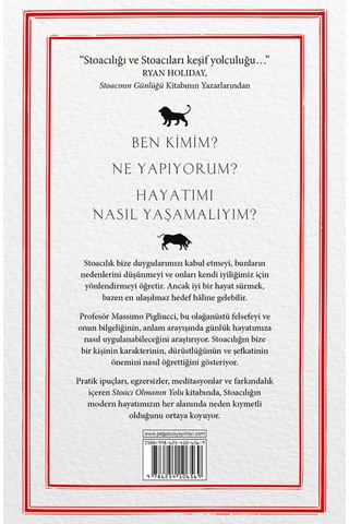 Stoacı Olmanın Yolu: Modern Yaşam İçin Antik Felsefe - Massimo Pigliucci