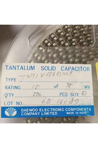 Tsmıv156dssr 15mf 35v D Tantal Kondansatör 20 Adet