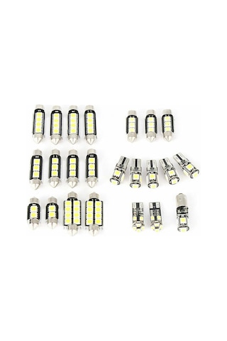 Maiyame 23 Parça Süper Parlak Canbus Led Ampul Seti - Araç İçi Aydınlatma, Plaka Ve Bagaj Lambası İçin Uzun Ömürlü Led Işık