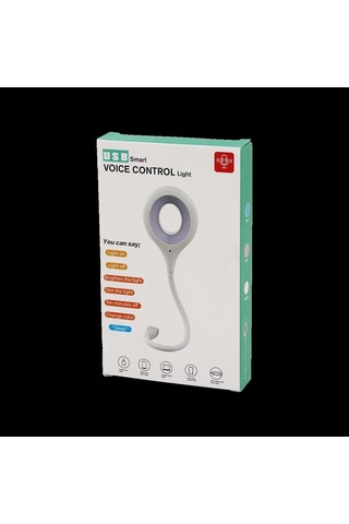 Ses Kontrollü Mini Usb Led Lamba Yuvarlak Akrobat Kollu Çok Renkli