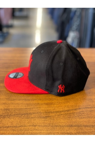 Ny Yankees Siyah Renk Kanvas Hiphop Snapback Rapper Cap Şapka