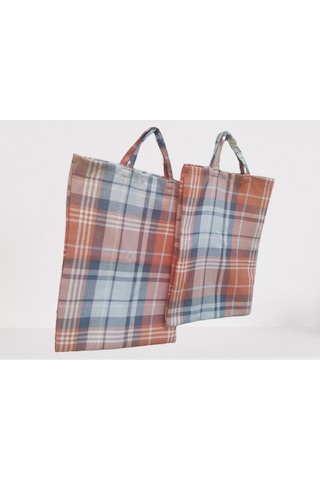 Pazar Çanta 30 Kg Taşıma Kapasite 2 Adet Renkli Model Desenli Dö